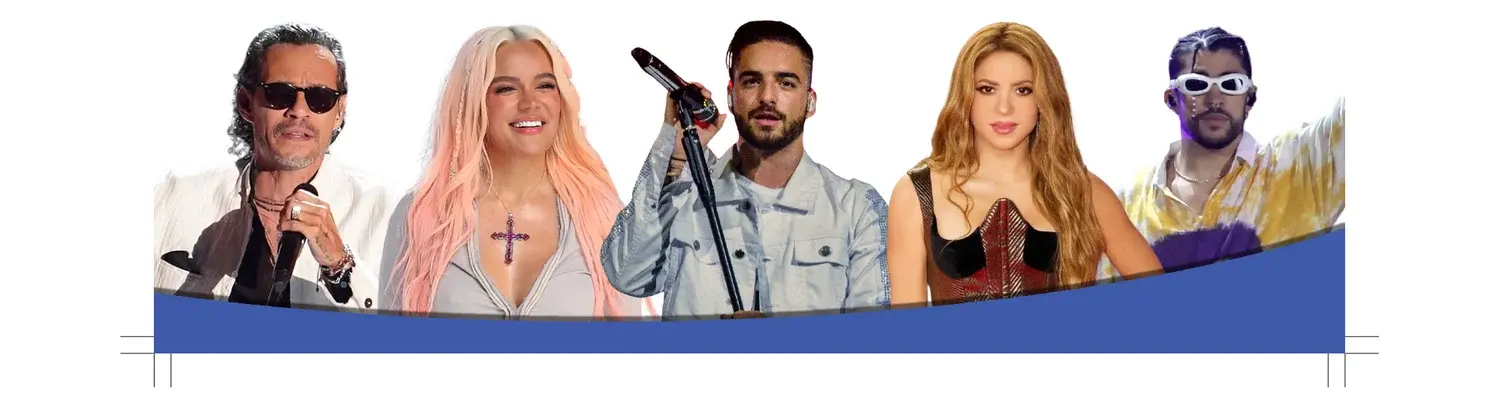 Latina 100.3 featured artists and on-air personalities